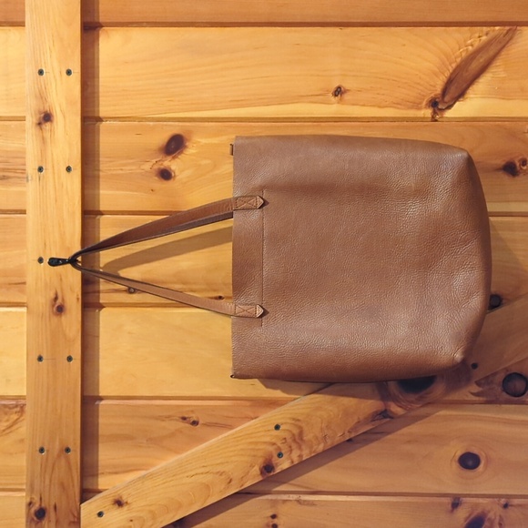 Madewell Medium Transport Tote In Cognac - Picture 3 of 8